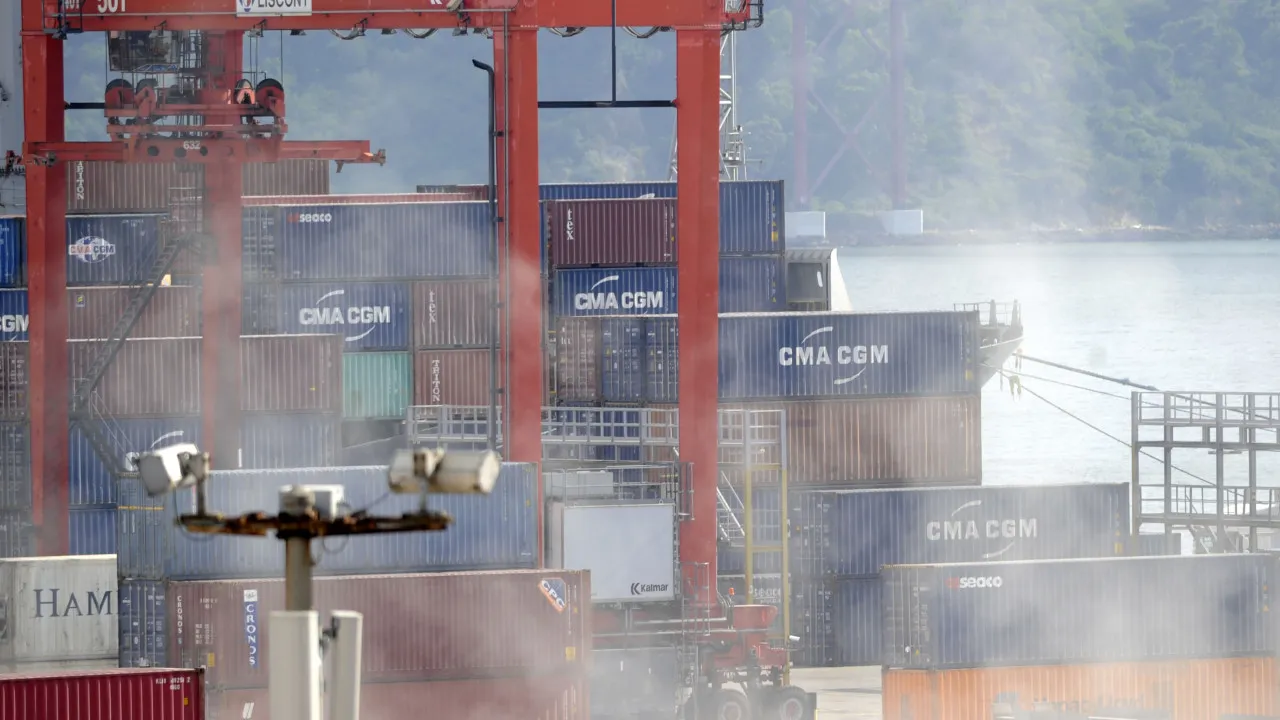Carga movimentada no porto de Lisboa subiu 3,6% em 2024
