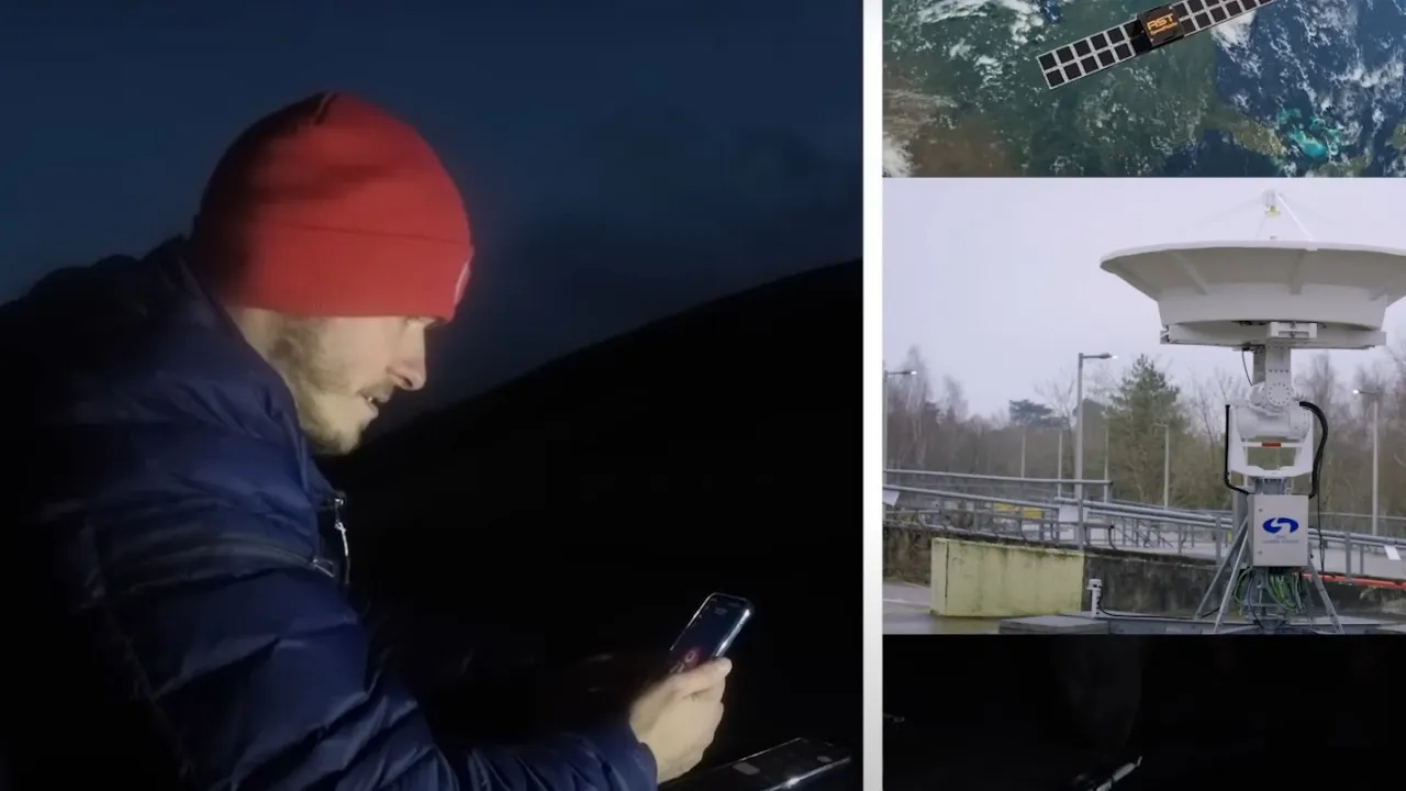 Fez a 1.ª videochamada espacial com um smartphone