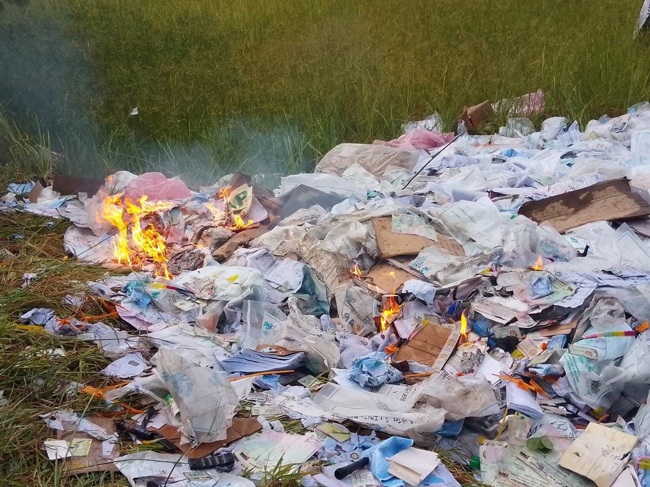 NA LIXEIRA DE QUELIMANE: STAE impedido de incinerar boletins