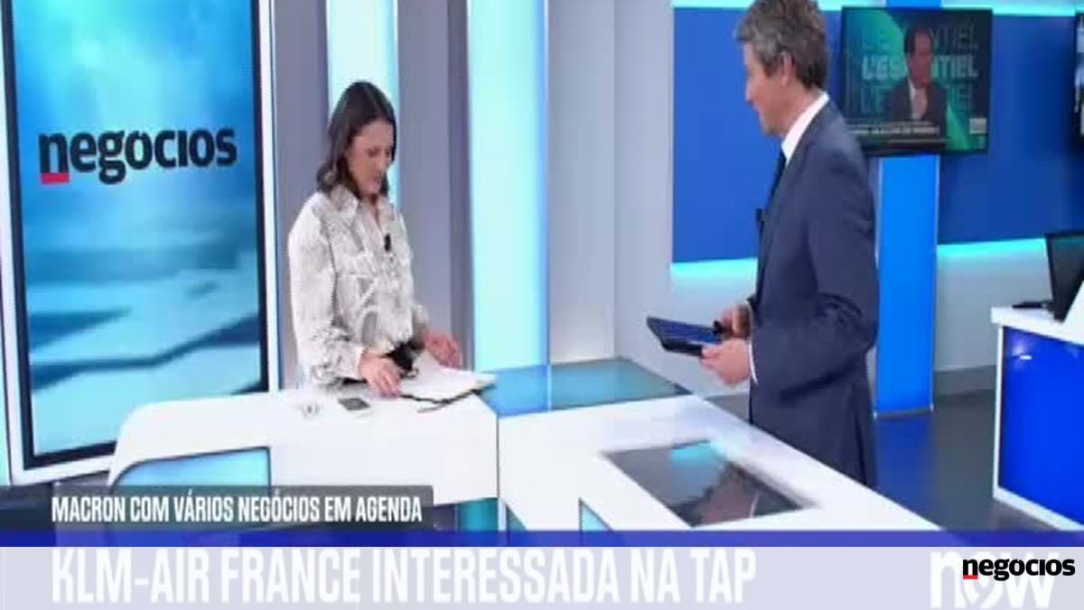 Os vários negócios na agenda de Macron na vinda a Portugal. Análise do Negócios no Now - Economia