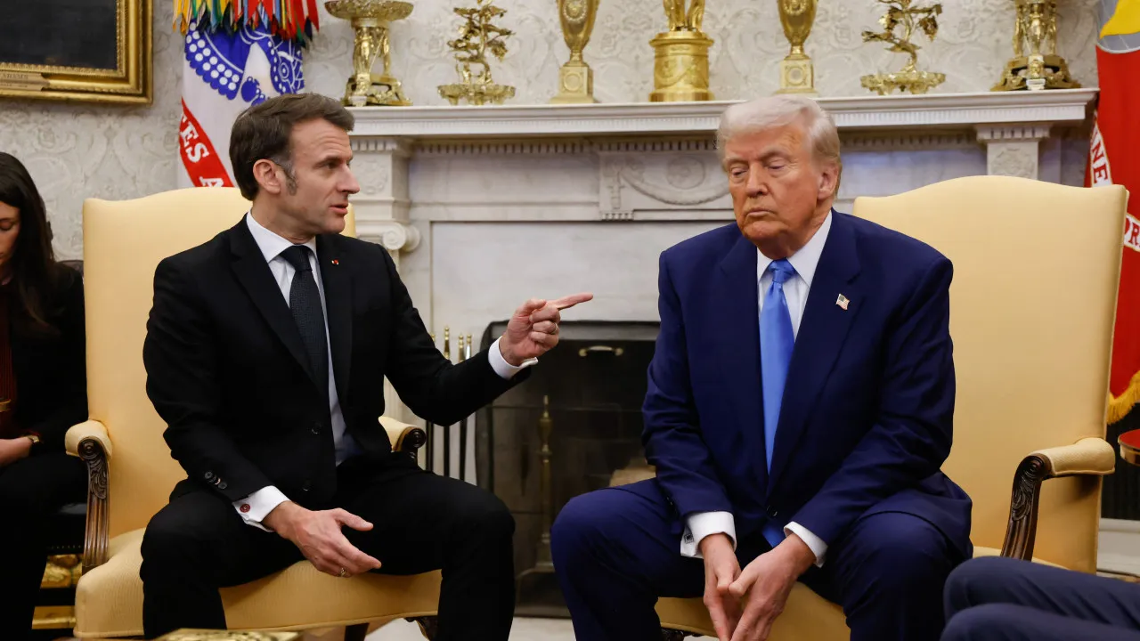 Macron reitera a Trump que Europa está pronta para reforçar a defesa