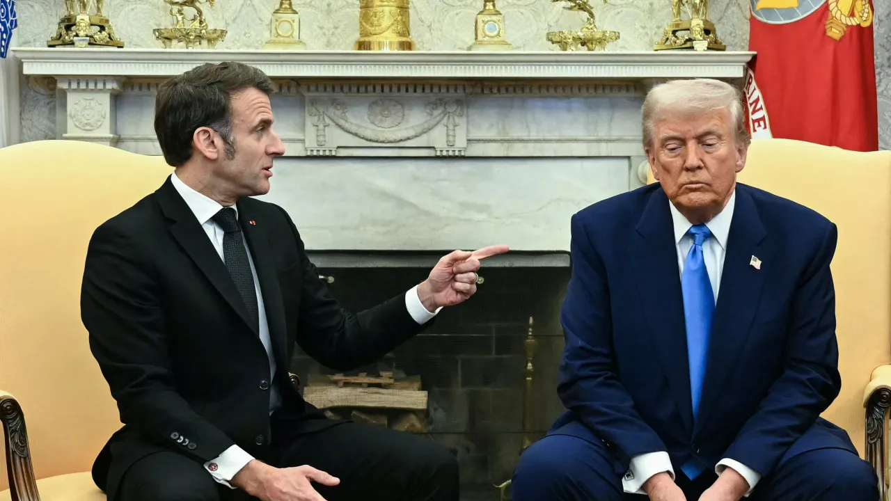 "Não". Macron corrige Trump sobre dinheiro enviado para a Ucrânia