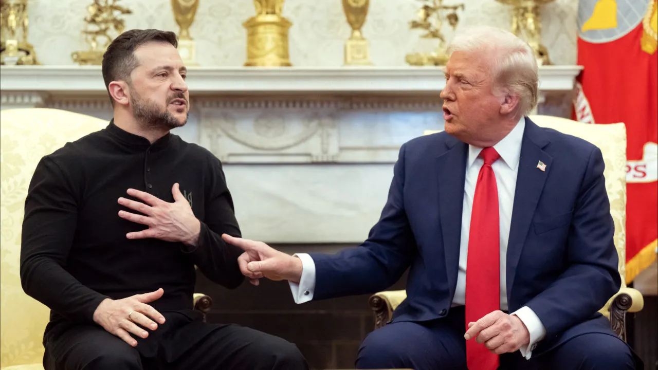 Zelensky abandona a Casa Branca mais cedo após acusações de Trump