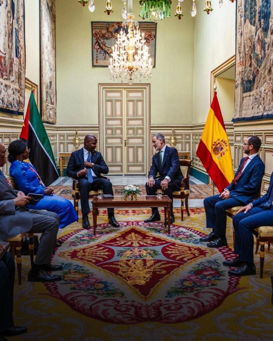 Daniel Chapo recebido pelo Rei da Espanha