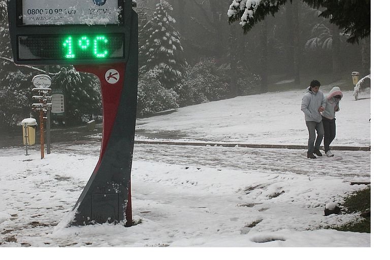 Frente fria afecta África do sul