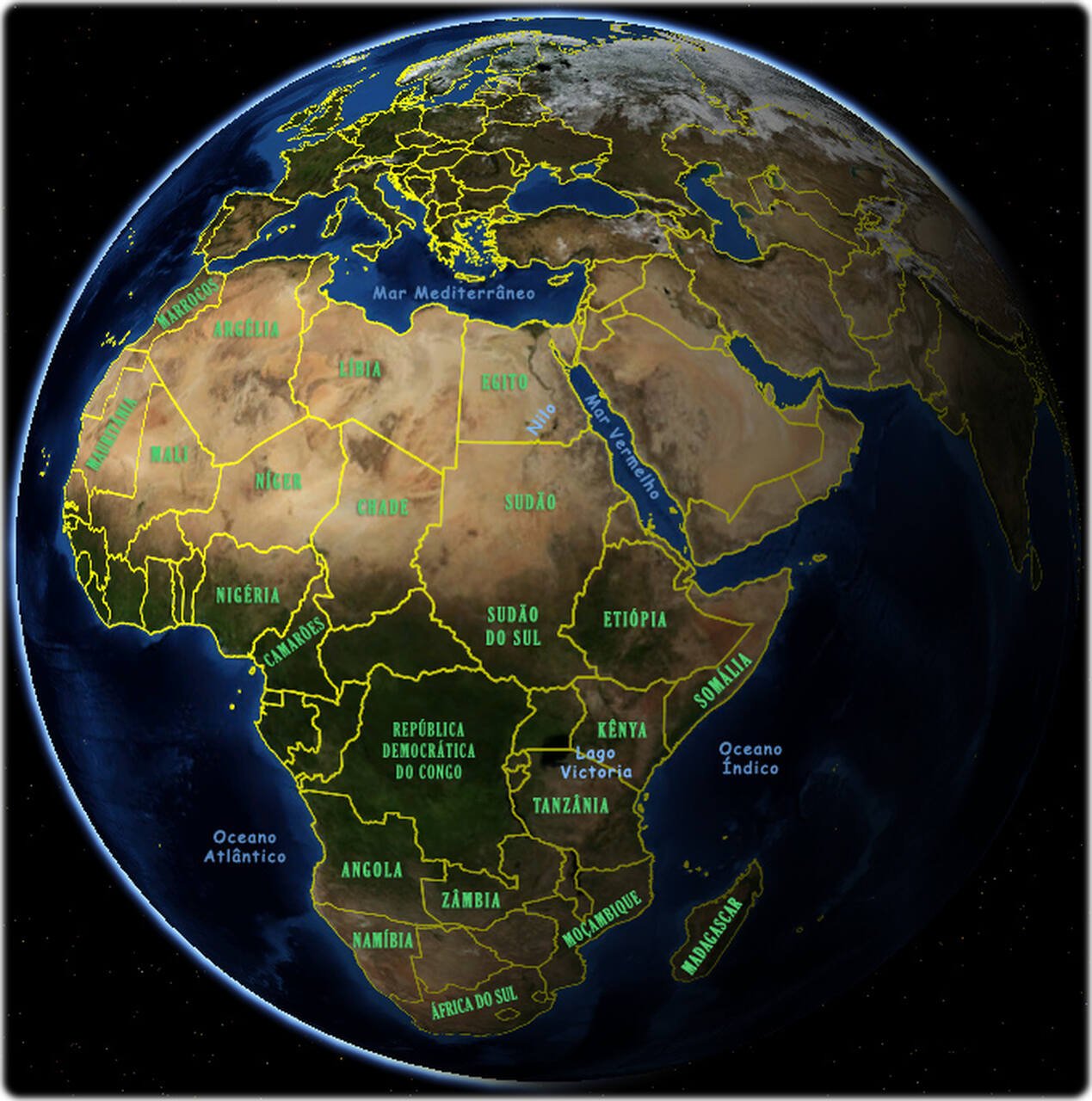 UA Pede Criação de Mapa-Mundo Que Mostre o Tamanho Real do Continente Africano • Diário Económico