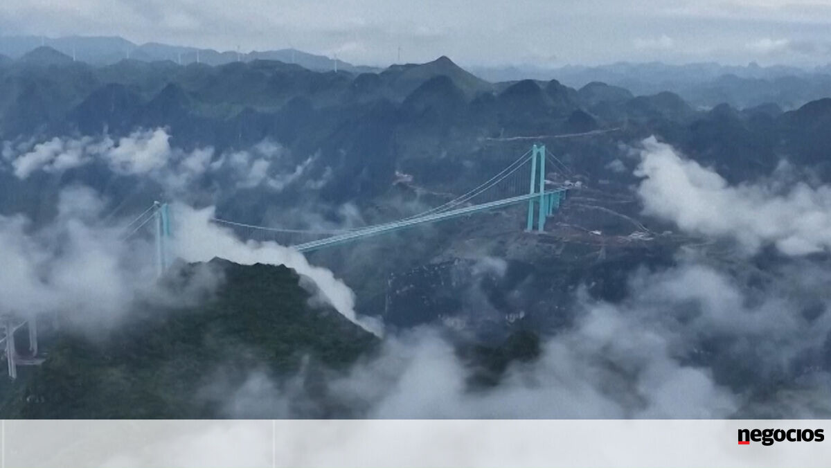 Com 625 metros, está aberta ao trânsito a ponte mais alta do