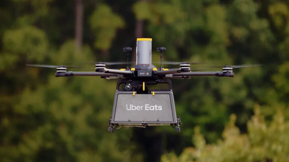 Uber Eats começará a entregar comida com drones até ao final...