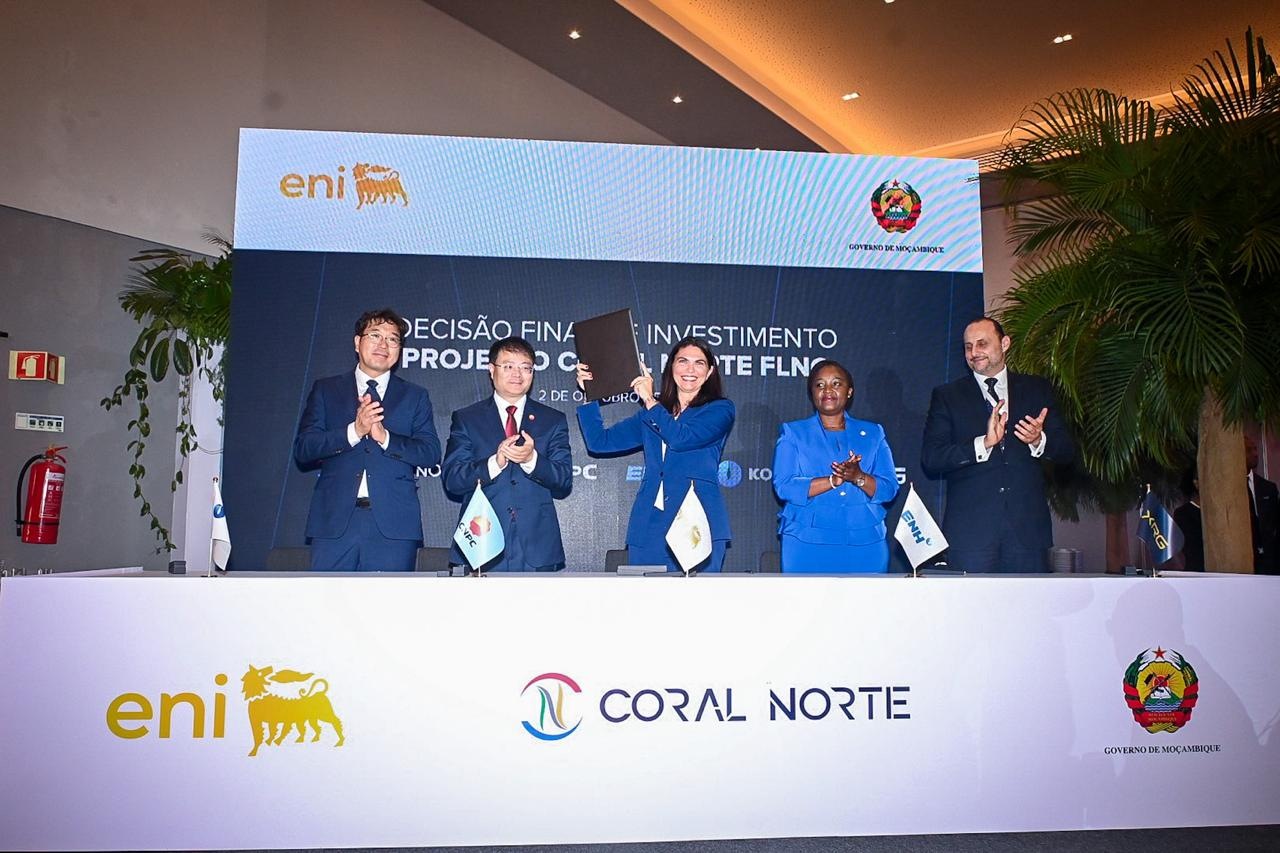 Coral Norte FNLG: Parceiros do projecto assinam DFI