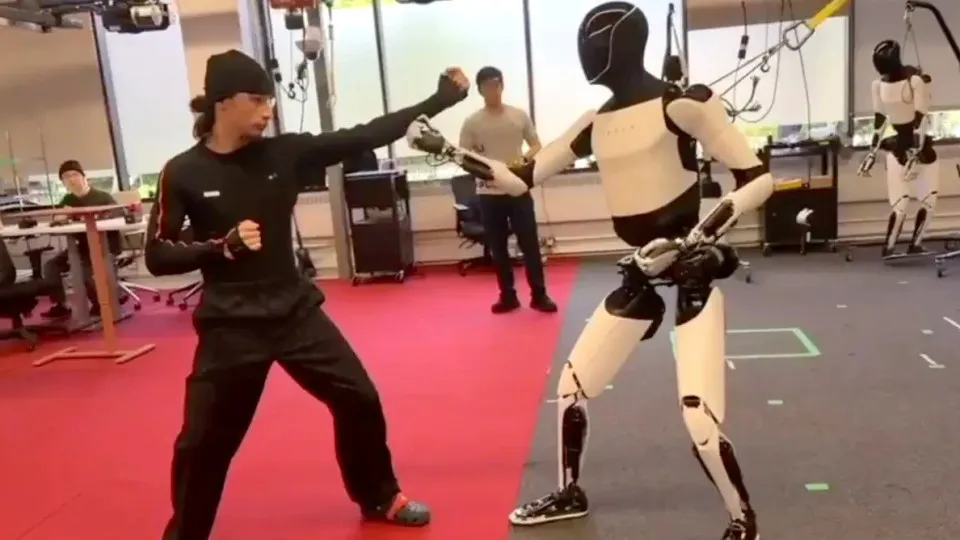 Por algum motivo, robô da Tesla aprendeu a lutar Kung fu