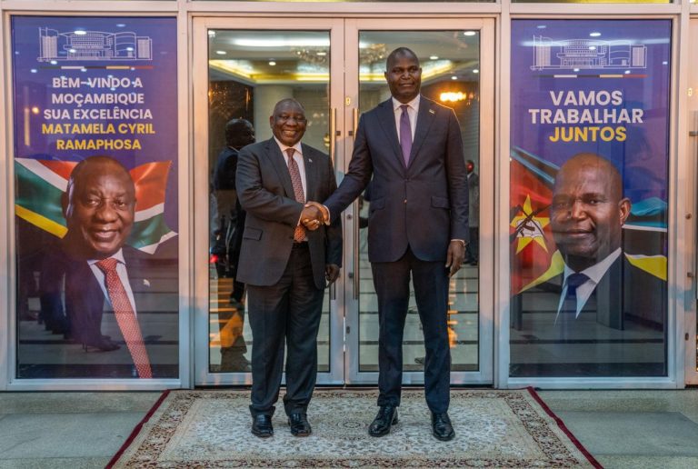 Daniel Chapo e Cyril Ramaphosa Inauguram Fábrica de Gás