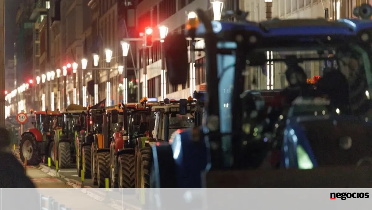 Já começou o grande protesto dos agricultores em Bruxelas.