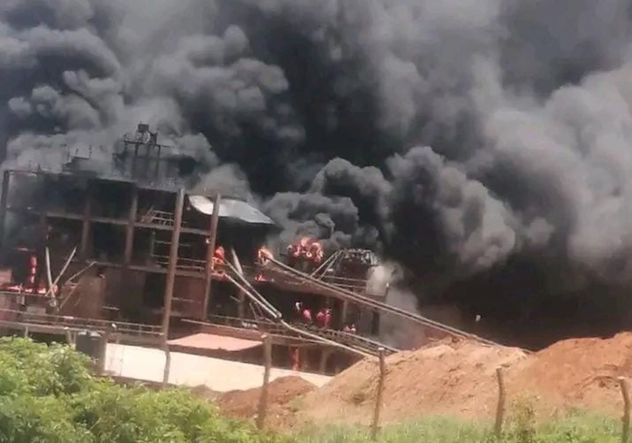 Gaza: Areias pesadas de Chibuto com prejuízos acima de 10 milhões de dólares após o incêndio