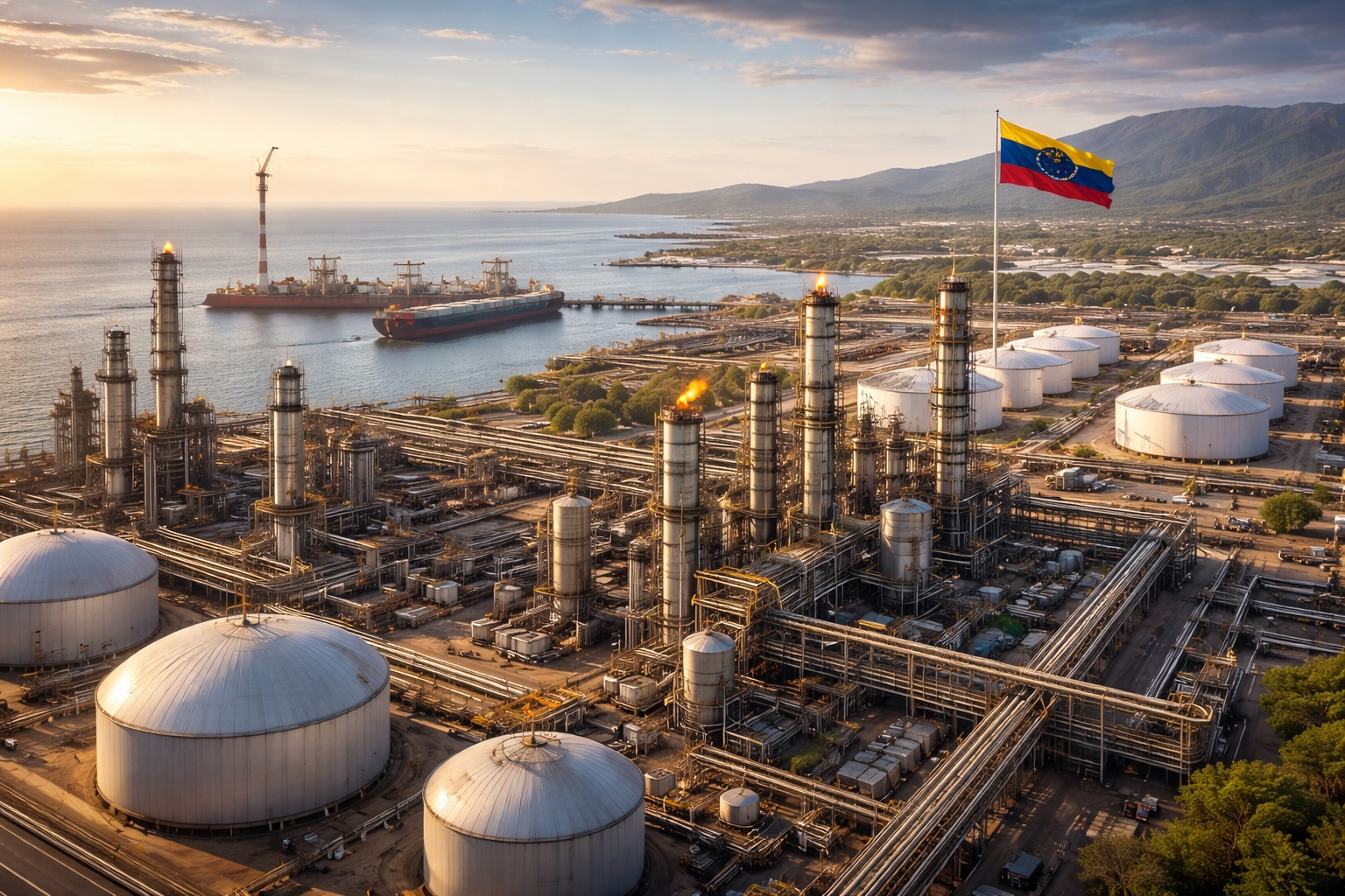 EUA vão controlar venda de petróleo venezuelano...