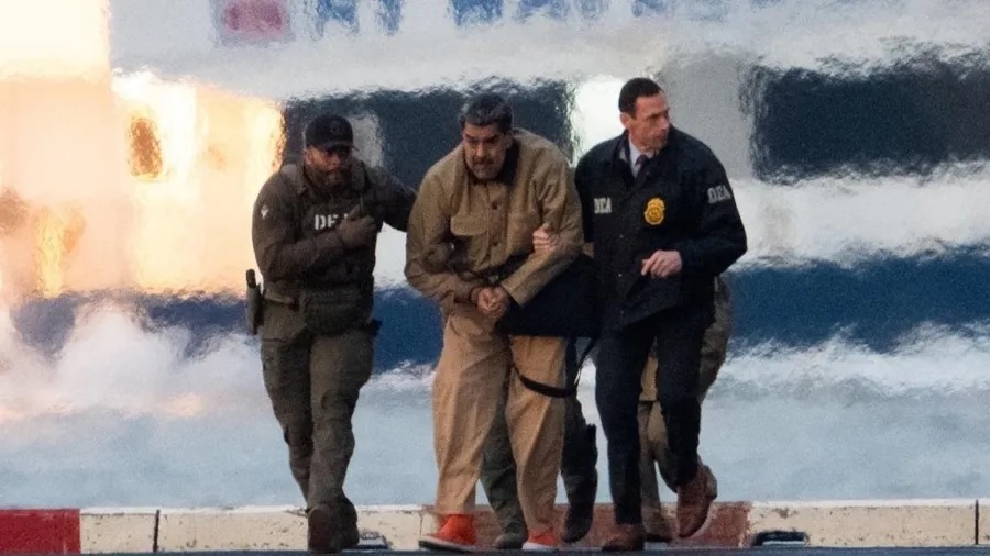 "Estamos bem. Não fiquem tristes", diz Maduro a partir da...