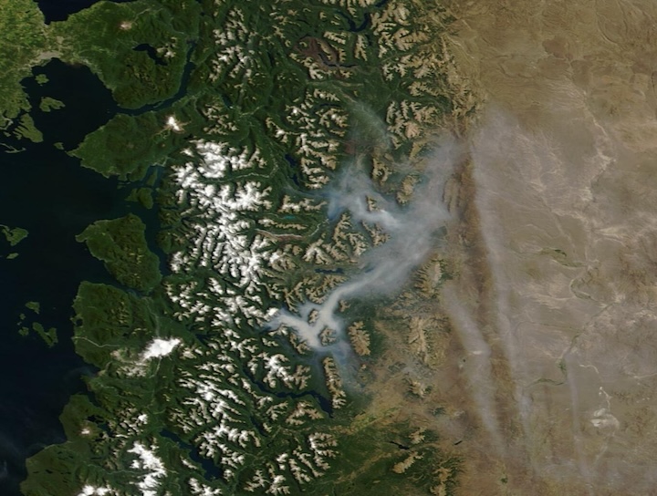 Incêndios na Patagônia, Argentina | Dados da Terra da NASA