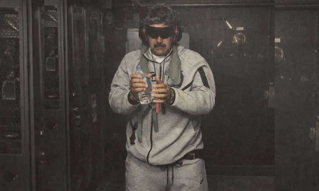 Nicolás Maduro desce de avião algemado em Nova Iorque