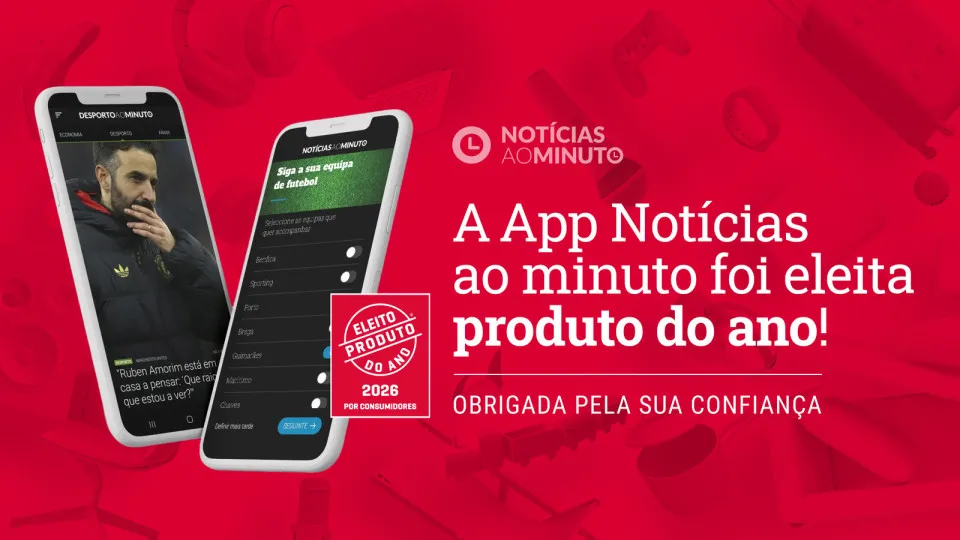 App do Notícias ao Minuto eleita Produto do Ano 2026